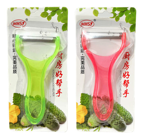 VTO Plastic Potato Peeler Front X12 Units Wholesale Vegetables 0