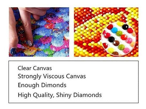 NineHorse 5D Diamond Painting Kit Camping 30x40 Cm 6