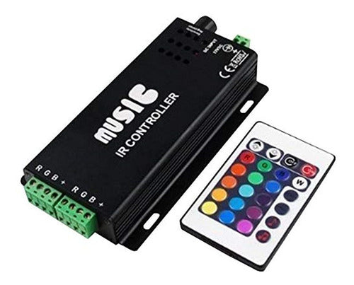 Rgbzone Tm Ir Controlador De Música 24 Teclas Leds De Mando 0