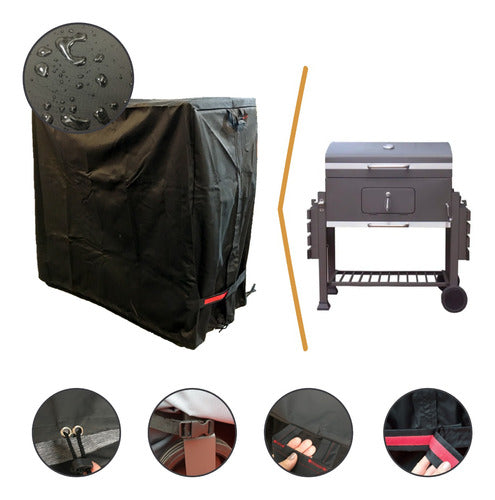 CoverALL Funda Parrilla Bbq Grill Luqstoff Doble Lona Pesada - Imperm 0