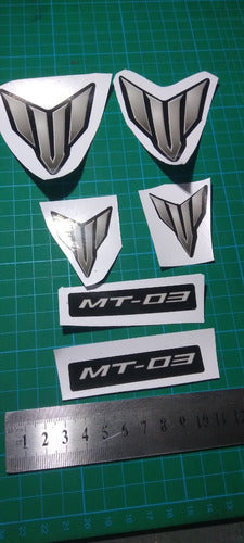 Yamaha MT 03 Premium Laminated Stickers 1