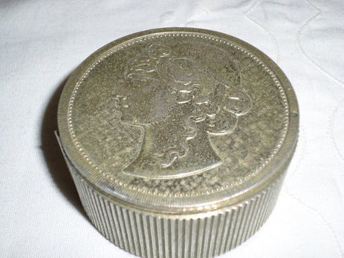 Antiguo Reloj Viaje Mesa Europa Aleman Estilo Moneda Camafeo 3