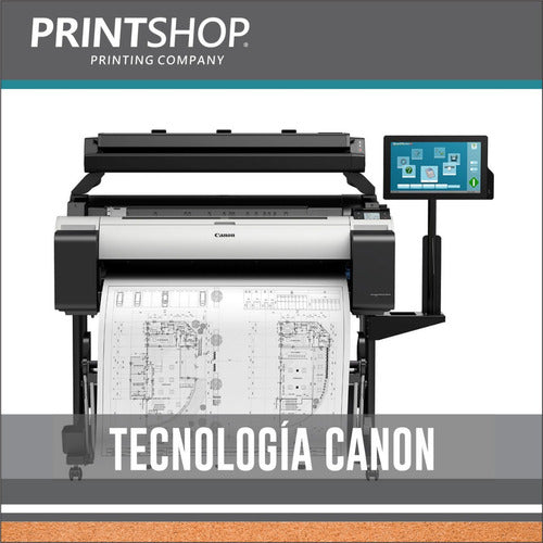 Print Shop Impression Planos Gran Formato Autocad A2 60x42 X50 Obra 90g 1