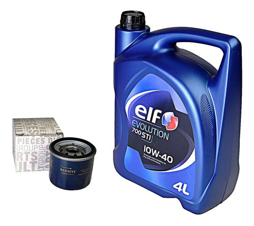 Kit Filtro 4l Aceite Renault Kwid Original 0