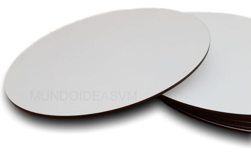 Bases Para Torta Redonda 40cm X 20 Unidades-fibroblus Blanco 0