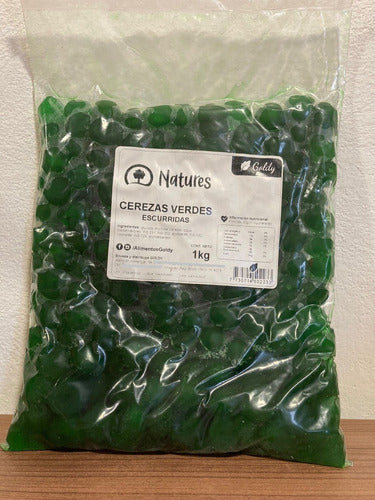 Cerezas Verdes Marrasquino Enteras 3.1kg - Excelente - Envio 1