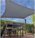 Tecsys Rectangular Shade Sail 3 X 2 Meters Beige 2