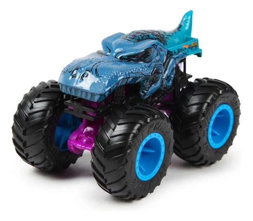 Monster Trucks + Auto Hot Wheels - Mega Wrex - Mattel 2