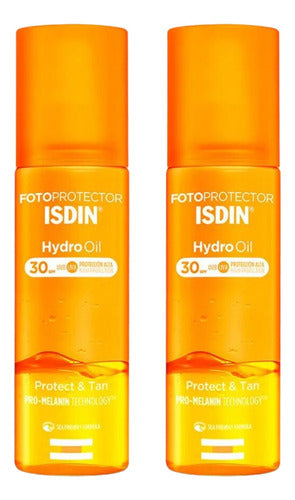 Combo X 2 Isdin Fotoprotector Spf30+ Hydro Oil 200 Ml 1