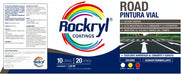 Rockryl Road Marking Paint Yellow White Red 4L 1