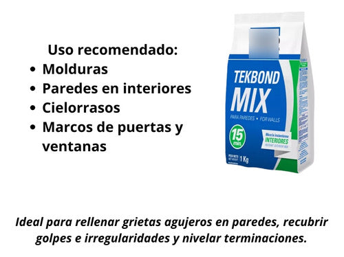 Tekbond Quick Mix Interior 1kg 1