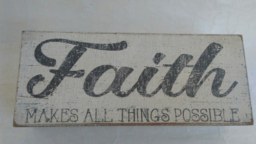 Quill to Paper White Distressed Wooden Decor With Phrase 6