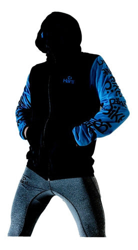 Hartl Id447 Blu Bikers Campera Deportiva Casual Liviana Fit 4