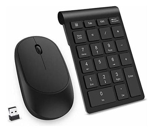 Acedada Wireless Numeric Keypad and Mouse Combo 0