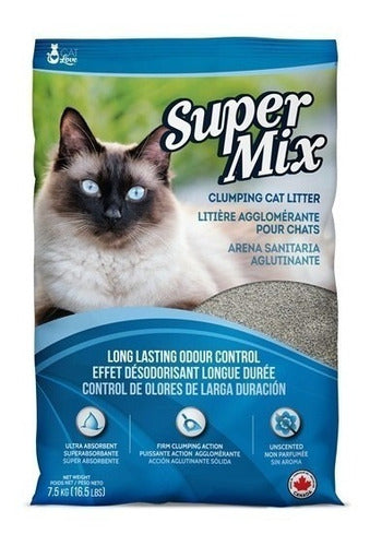 Catit Combo Litera Baño Jumbo Mas Bentonita Super Mix 7.5 Y Palita 2