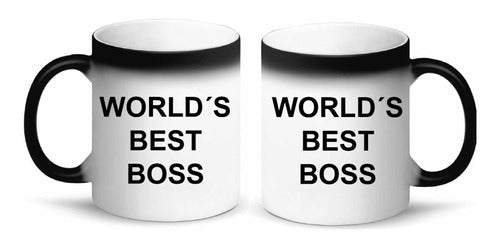 Taza Mágica Personalizada - World's Best Boss, The Office 1