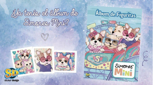 Simones Mini Sticker Album with Stuck Figurines - Sticker Design 2018 4