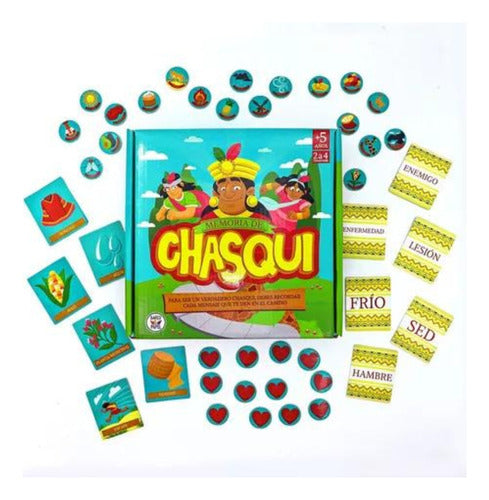 Barco de Papel Juego De Mesa Memoria De Chasqui 3