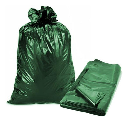 MAXI-BAG Pack of 50 Ultra-Strong Green Consortium Bags 80x110 2