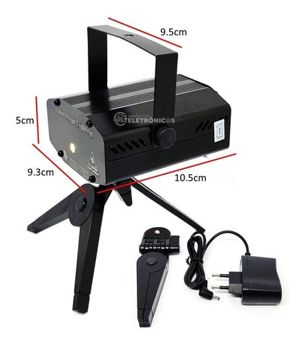 Laser Projetor Holográfico Led Efeitos Pisca Pingo Pontinhos 1