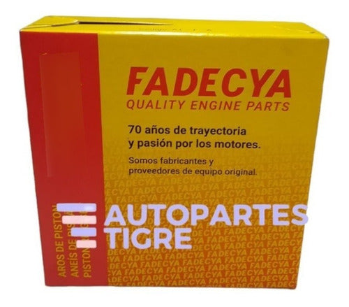 FADECYA Juego De Aros P/ Fiat 147-125 1100-1600 80mm 0