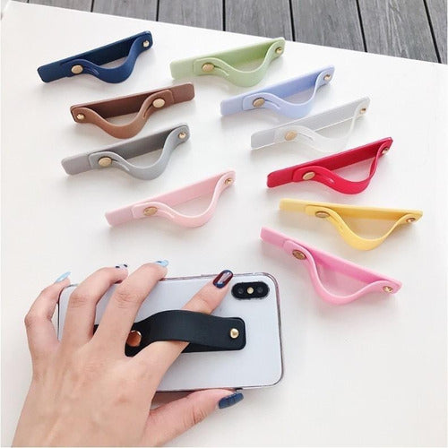 Anti-Theft Soft Silicone Ring Phone Holder Strap 15