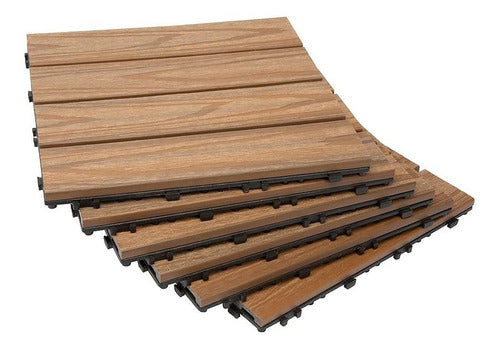 Deck Simil Madera Para Exterior En Wpc Teak 1