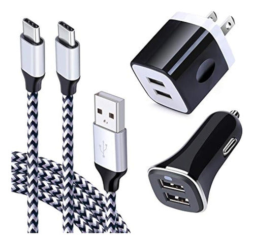 Enchufe De Cargador De Pared Usb Dual Cargador De Teléfono D 0