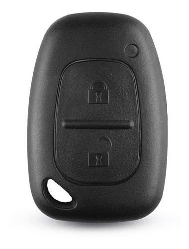 Key Case Compatible with Master Clio Logan Symbol 2 Button 0