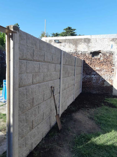 Construcciones Integrales del Sur Cerco Muro Premoldeado Con Reja 3