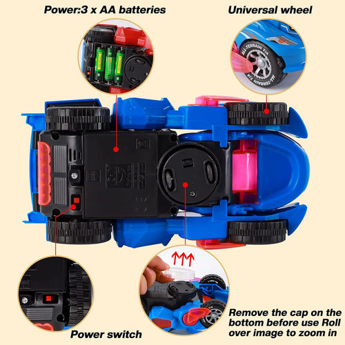 MoDuer Dinosaur Toys for Kids: Transforming Car Toy 4