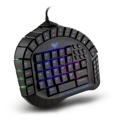 Aula Excalibur Master Teclado Para Juegos De Una Mano Res 1