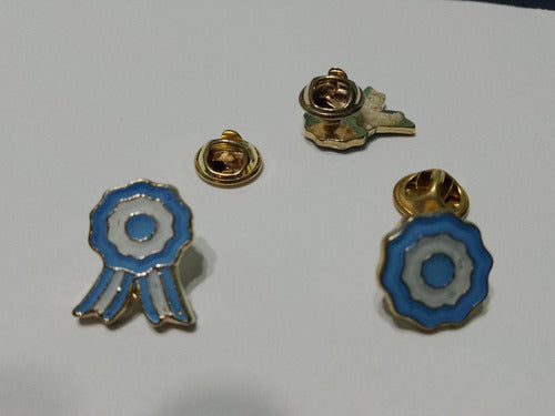 Pins Elige Tu Escarapela Argentina De 2 Cms X 3 Unidades 0