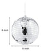 Suwimut 4 Pack Mirror Disco Ball, 6 Pulgadas Cool And Fun Si 1