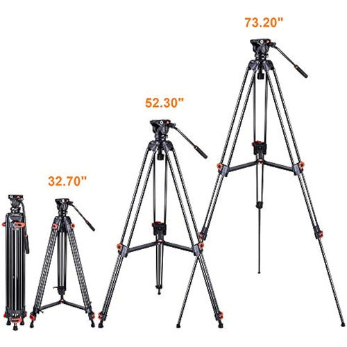 Generic Professional Heavy-Duty Video Tripod 4