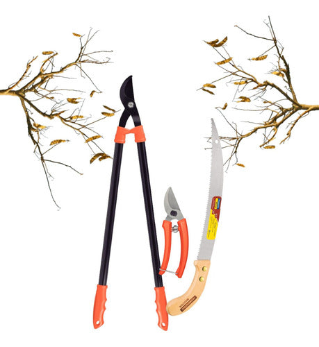 Tramontina Gardening Kit Combo Scissors X2 + 12" Pruning Saw 0