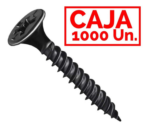 Genérica Tornillo T3 Punta Aguja (3.5 X 38) Yeso Caja X 1000 Unidades 0