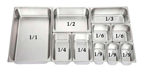 Master Gastronomic Tray GN 1/4 X 10 cm Stainless Steel 3