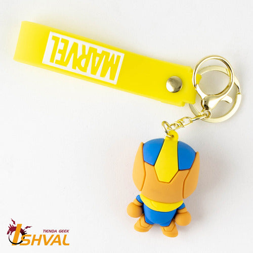 Geek Rubber Keychain - Anime, Comics, and Drawings Characters 2