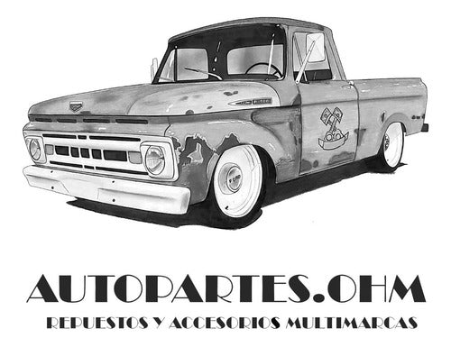 Panel Tapizado Ford F-100 150 83 Al 92 Gris Izquierdo 3