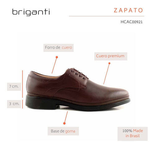 Briganti Leather Casual Comfort Shoes for Men - Hcac00921 4