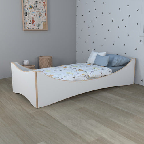 Montessori Bed 1.90 x 0.90m, Reversible, Evolutionary 8