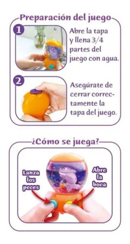 Juego De Agua Emboca Los Aros Pecera El Duende Azul 6480 4