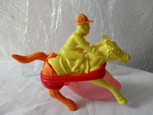 Caballo De Juguete Antiguo Jockey 0