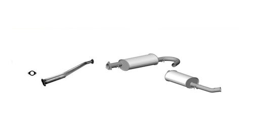 Complete Ducato Diesel Exhaust 2.5 (97-99) 2.8 (2000) 0