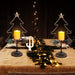 Candelabro Navideño Luces Batería 40cm Pack X 2 Unidades 6