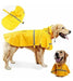 JWPC Dog Raincoat - Adjustable Waterproof Jacket for Dogs 0