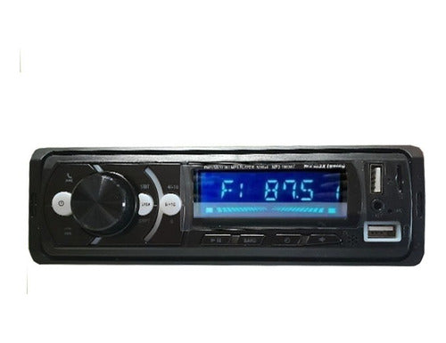 Max Tuning Fixed Front Car Stereo with USB, FM Radio, Bluetooth, SD Card Slot 0