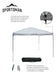 Auto-Assembly Gazebo 3x3 Meters Steel Structure 1