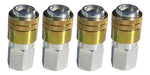 Kitana 4 Quick Connect Couplings Air 1/4 Female Thread 0